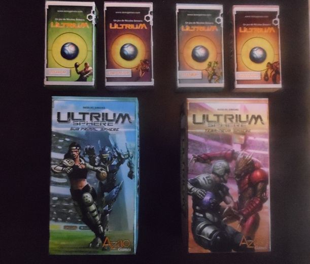 Les différentes boîtes de jeux...