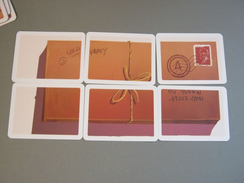 Le colis complet avec son joli timbre