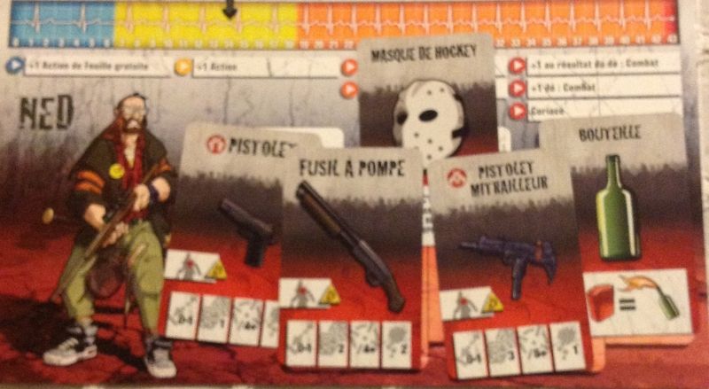 Ned et son armement.