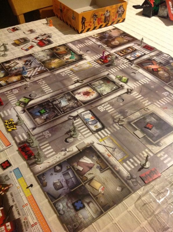 Les zombies avant le déplacement 