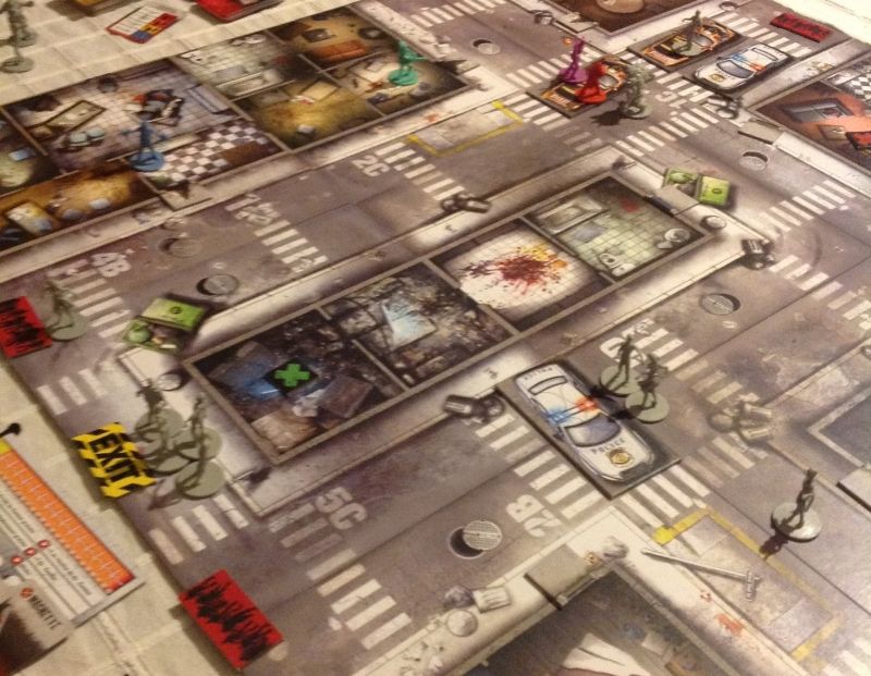 Après déplacement des zombies