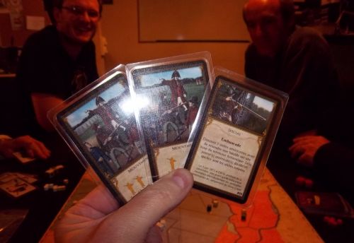 Ma première main de cartes...