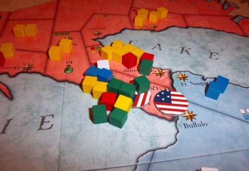 Nous avions pris Fort Erie et Queenston (2 points de victoire), mais comme vous pouvez le deviner, on va pas les garder très longtemps...