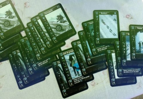 Toutes mes cartes qui rapportent des PV ! Y en a hein ?! Et oui, c'est pour ça que c'est moi qui gagne !