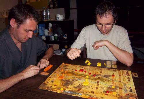 Messieurs Fabrice et Florestan en pleine reflexion pour ce premier tour...