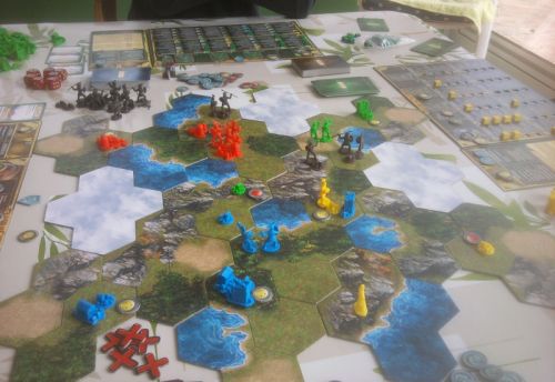 Première attaque culturelle de mes bleus sur les jaunes de Joël