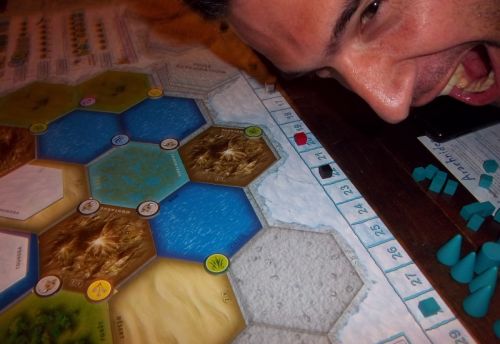 Captain Cavern, Arachnide et vainqueur... Oui, il était très content :-) ;-)