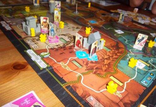 Résultat : un plateau de Fief couvert de lapins ! Et  jaunes en plus... 