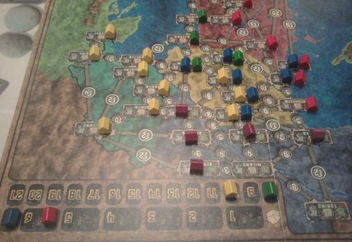 Philippe s'est déniché un bon coin tranquille en début de partie, ce fut la base de sa victoire.