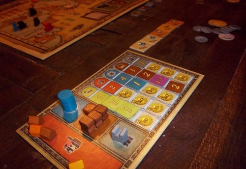 Mon plateau en fin de partie...