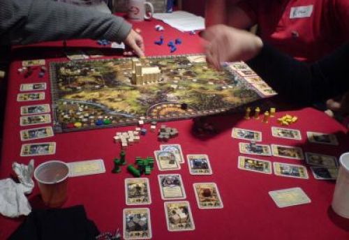 plateau de fin et cartes