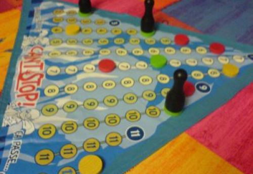 Gian piétine et Stef en profite pour fermer le 4 et gagner !