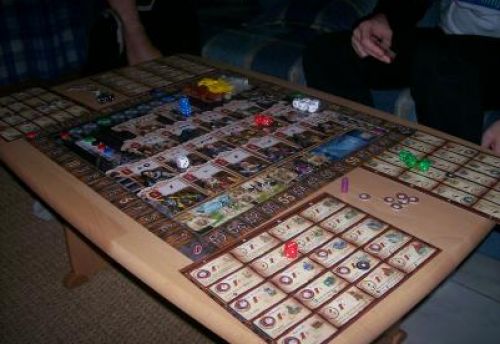 Le dé blanc, je sais pas ce qu'il fait l? : on a joué avec les bonnes r?gles...