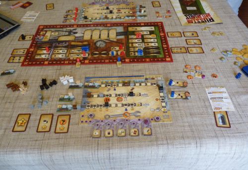 Une vue d'ensemble en fin de partie