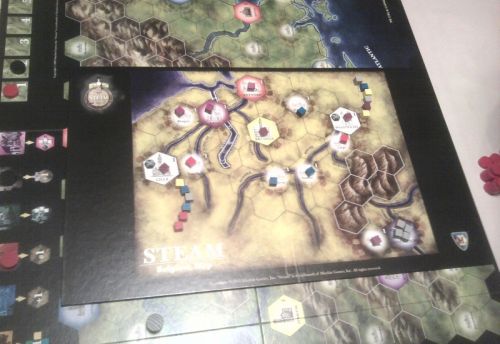 Début de partie, l'environnement belge n'est pas encore souillé par nos rails !