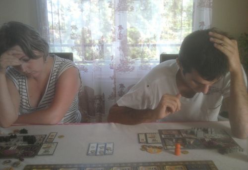 Et bien, on croirait presque voir de la fumée au dessus de Caro et François !