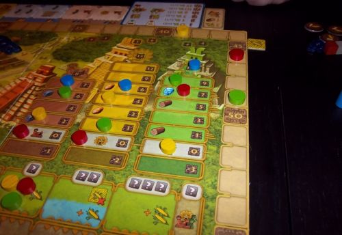 Monsieur Lilajax (en bleu)  termine bien placé sur les temples... cela explique en grande partie son avance importante sur le second.