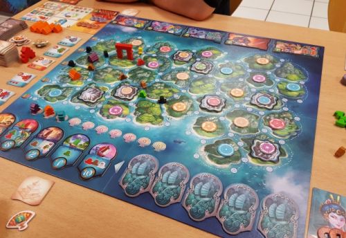 Plateau de jeu en début de partie