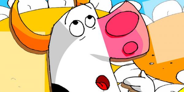 Cyril bouquet, un oeil et un pinceau