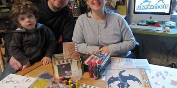 Delphine et Yohan Lemonnier, créateurs de jeux de société