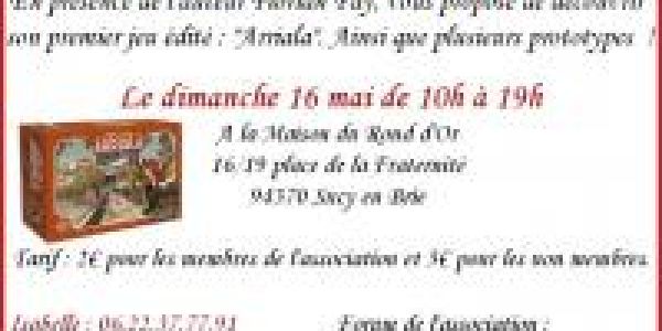 Testez les nouveaux protos de l'auteur de Arriala !